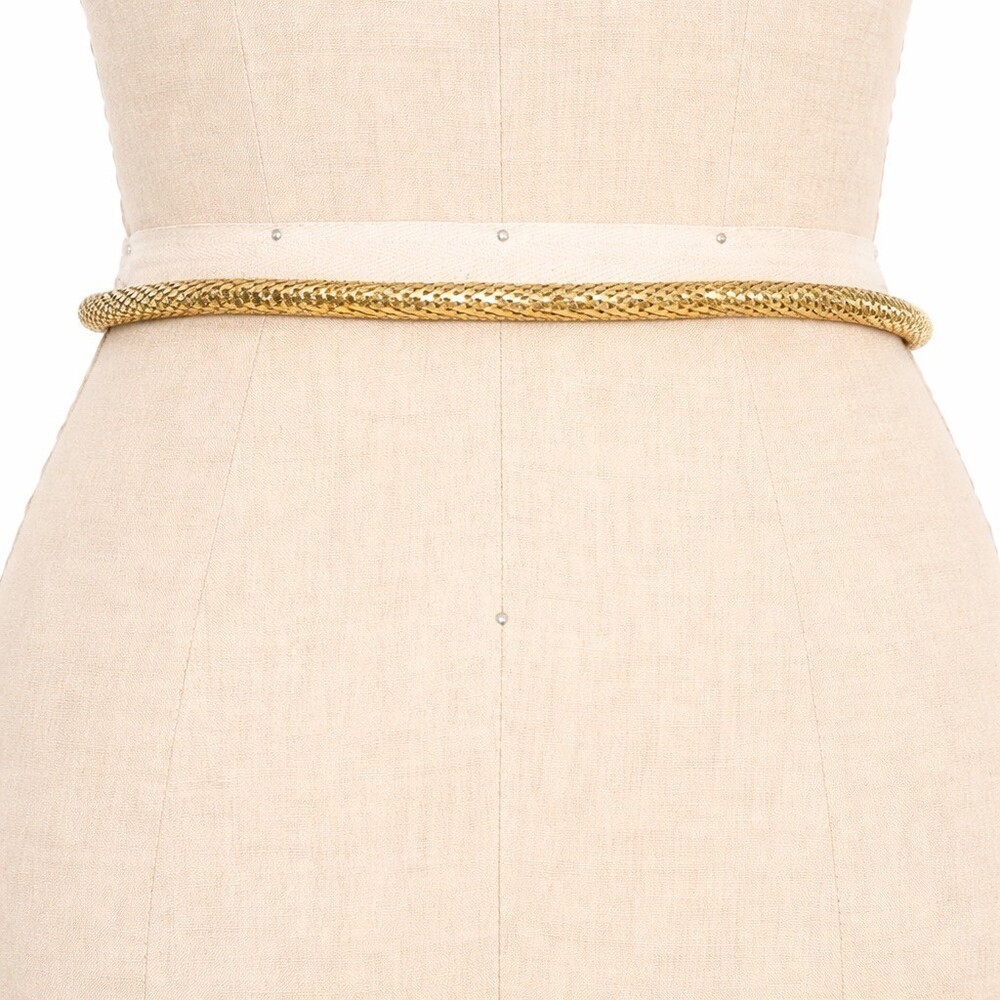 Vintage Gold Snake Chain Belt - Picture 4 of 8